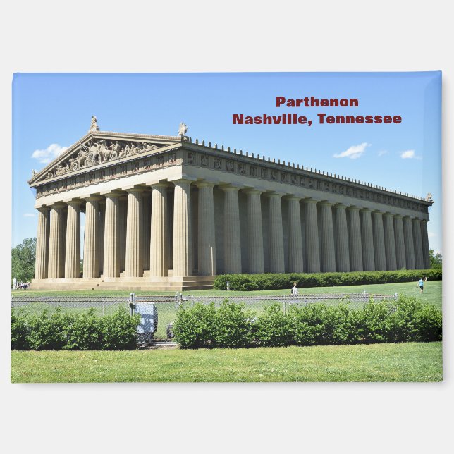 Parthenon Nashville, tennessee postcard Magnet (Front)