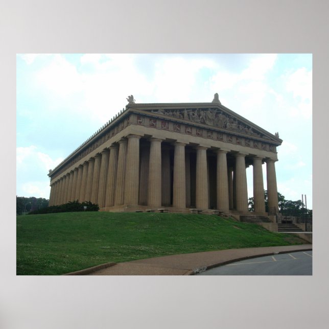 Parthenon Nashville TN Centennial Park Poster (Front)