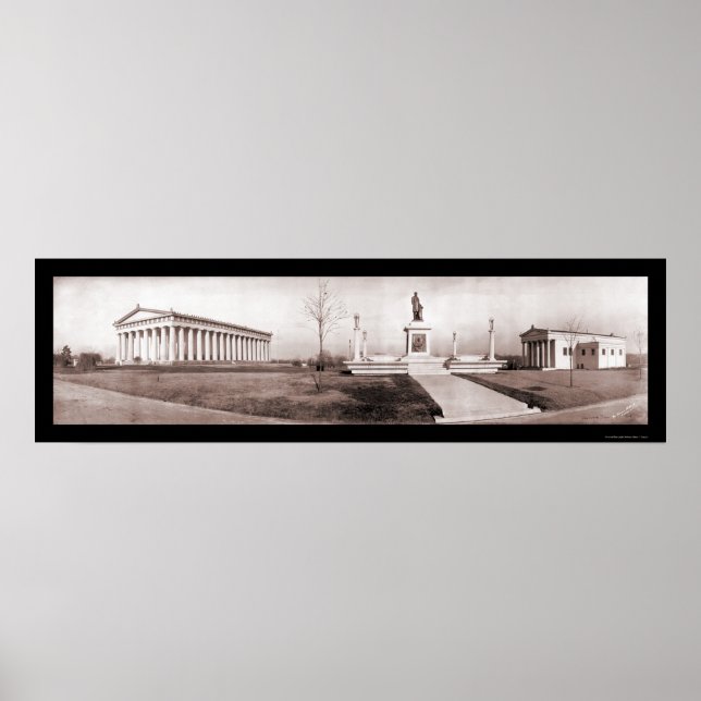 Parthenon Nashville TN Photo 1909 Poster (Front)