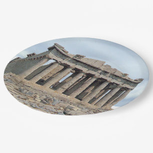 Parthenon Paper Plate