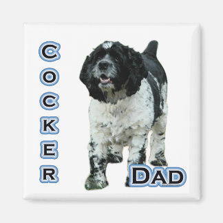 Parti Cocker Spaniel Dad 4 - Magnert Magnet