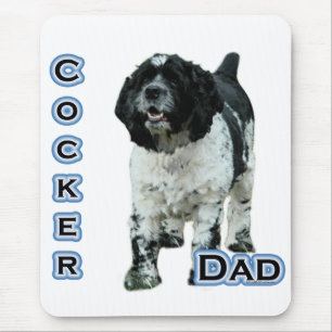 Parti Cocker Spaniel Dad 4 Mouse Mat