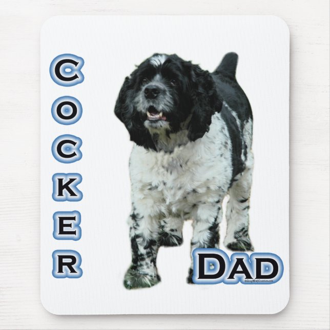 Parti Cocker Spaniel Dad 4 Mouse Mat (Front)