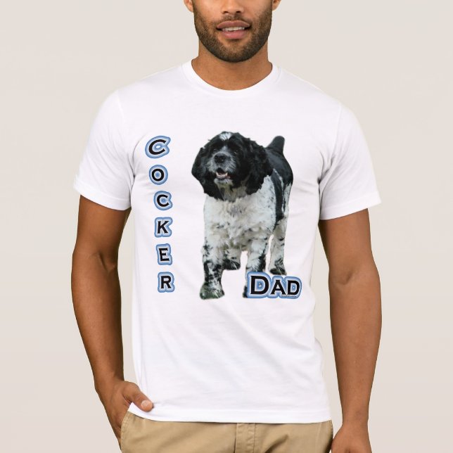 Parti Cocker Spaniel Dad 4 T-Shirt (Front)