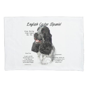 Parti English Cocker Spaniel History Pillowcase