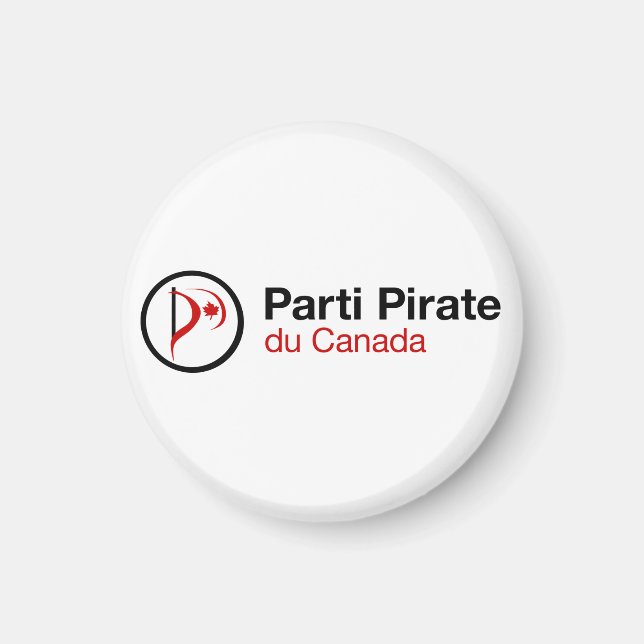 Parti Pirate du Canada Magnet (Front)