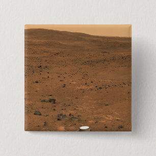 Partial Seminole panorama of Mars 15 Cm Square Badge
