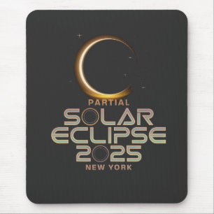 Partial Solar Eclipse 2025 Astronomy Event Mouse Mat