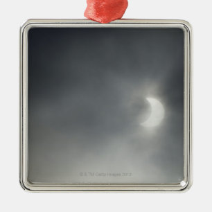 Partial Solar Eclipse, Near Albstadt, Swabian Metal Tree Decoration