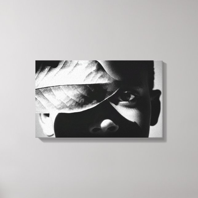 partial to red canvas print (Front)