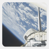 Partial view of Space Shuttle Endeavour