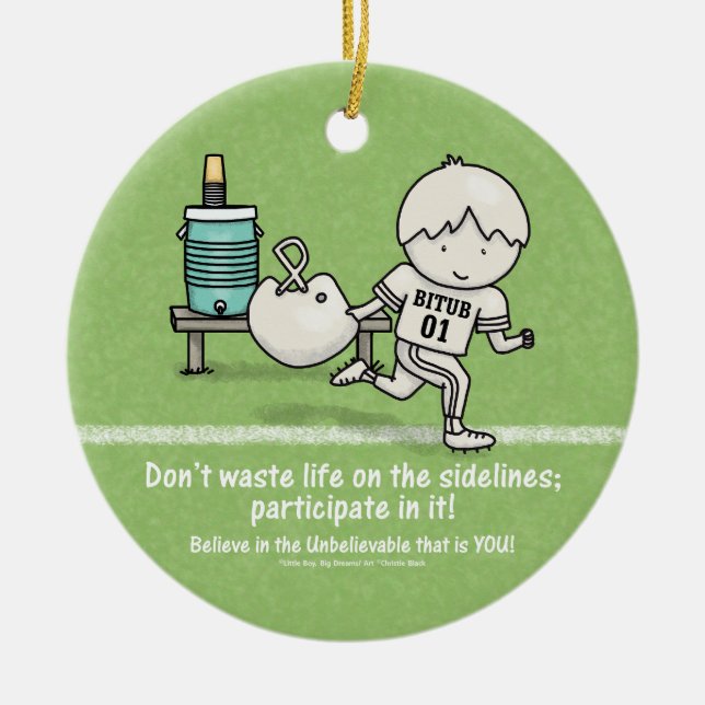 Participate in Life Ceramic Tree Decoration (Front)