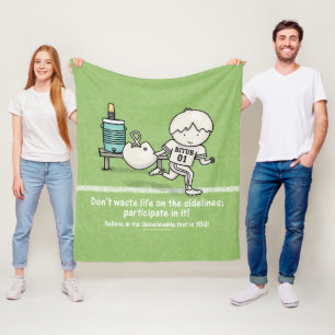 Participate in Life Fleece Blanket