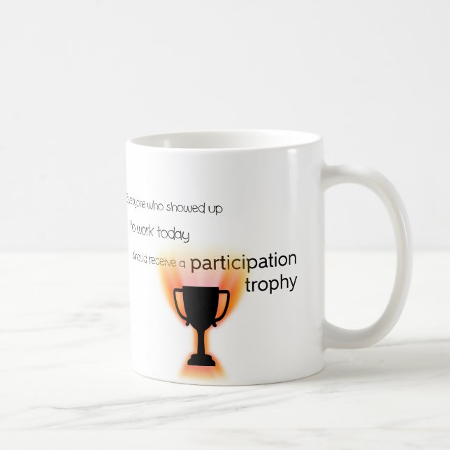 Participation Trophy Coffee Mug (Right)