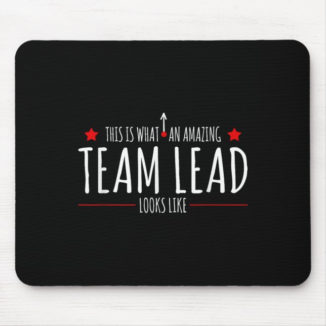Participative And Transformational Leadership Blac Mouse Mat (Front)