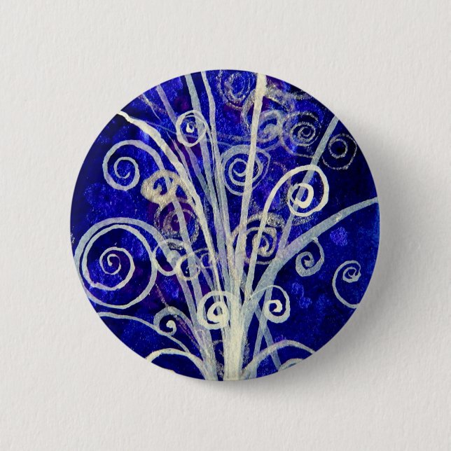 Particle Bouquet 6 Cm Round Badge (Front)