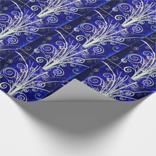 Particle Bouquet Holiday Gift Wrap (Corner)