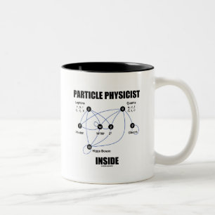 Particle Physicist Inside (Standard Model Higgs) Two-Tone Coffee Mug