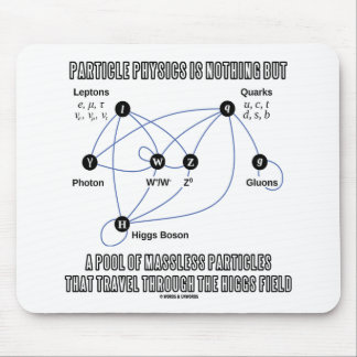 Particle Physics Is Nothing But A Pool Of Massless Mouse Mat