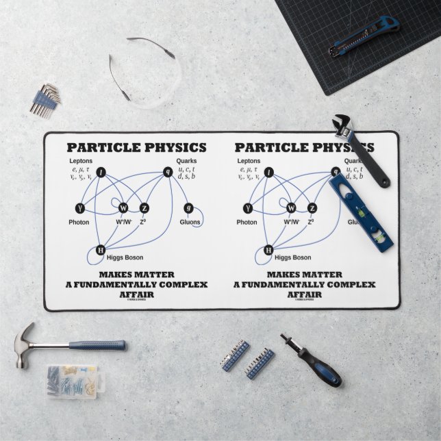 Particle Physics Makes Matter A Fundamentally Desk Mat (Workstation)