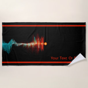 Particle-Wave Duality Beach Towel
