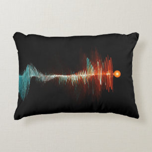 Particle-Wave Duality Decorative Cushion