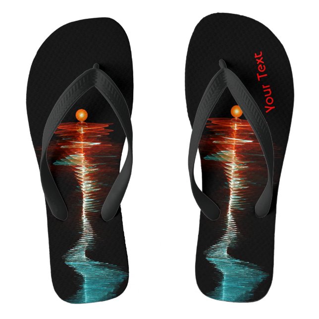 Particle-Wave Duality Flip Flops (Footbed)