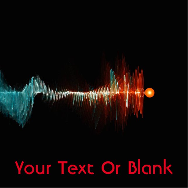 Particle-Wave Duality Photo Sculpture Magnet (Front)