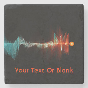 Particle-Wave Duality Stone Coaster