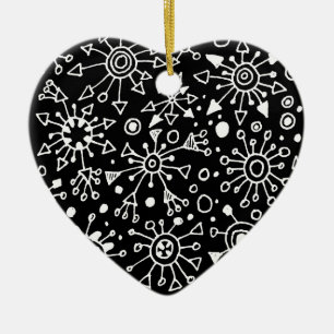 Particles Ceramic Tree Decoration