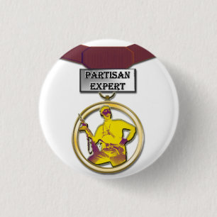 Partisan Expert medal button