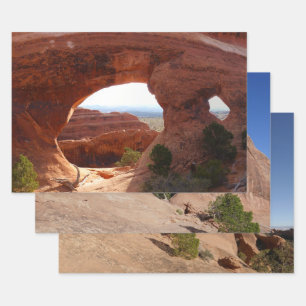 Partition Arch at Arches National Park Wrapping Paper Sheet
