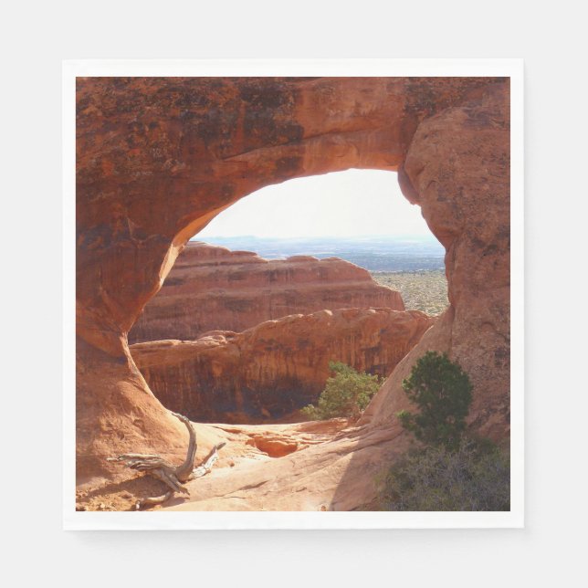 Partition Arch I at Arches National Park Napkin (Front)