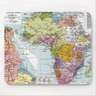 PARTITIONED AFRICA, 1914 MOUSE MAT
