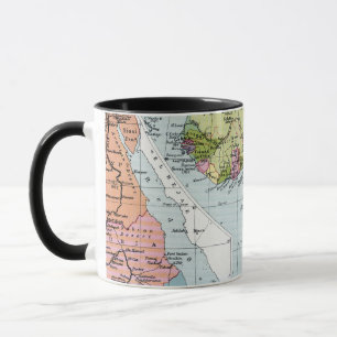 PARTITIONED AFRICA, 1914 MUG