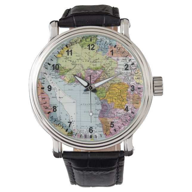 PARTITIONED AFRICA, 1914 WATCH (Front)