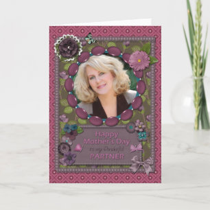 Partner, a Photo Mother's Day card