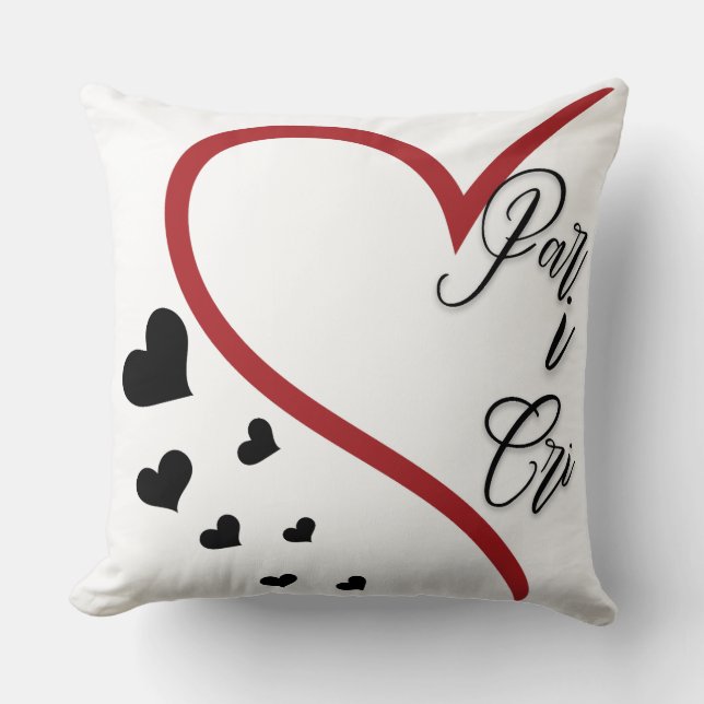 Partner Design ; Lover Gift  Cushion (Front)