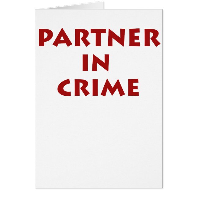 Partner in crime! (Front)