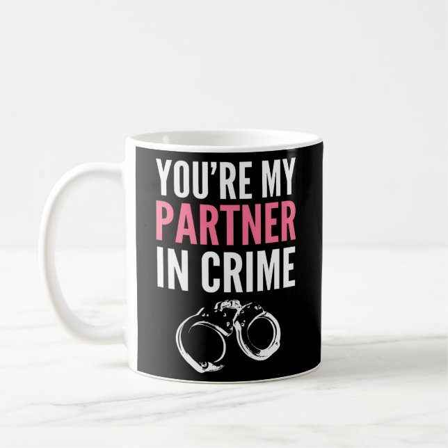 Partner In Crime Friend Coffee Mug (Left)