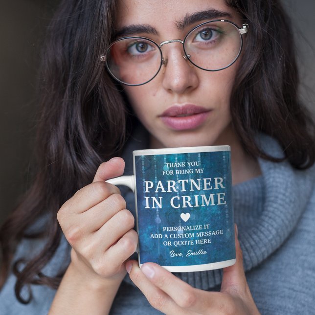 Partner In Crime Personalised Friendship Coffee Mug (Partner In Crime Personalized Friendship Coffee Mug
)