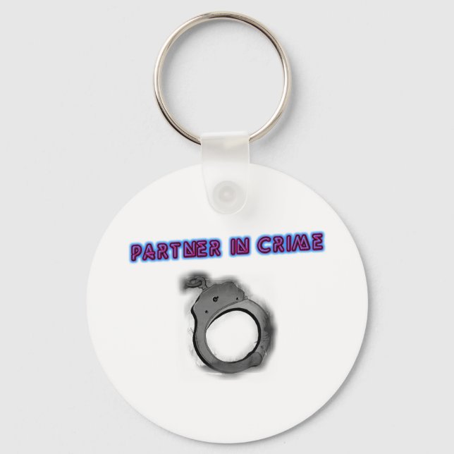 Partner In Crime Right Handcuff Key Ring (Front)