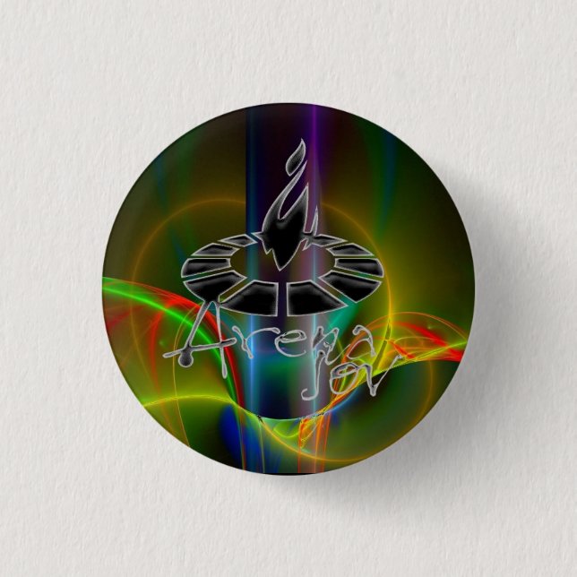 Partner of GOD 3 Cm Round Badge (Front)