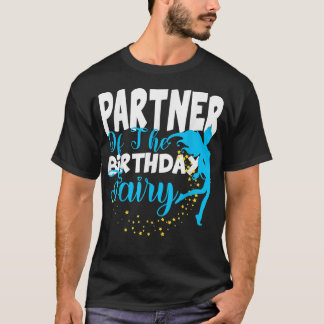 Partner of The Birthday Fairy Fantasy Birthday Squ T-Shirt
