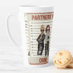 Partners in Crime - BFF  Latte Mug