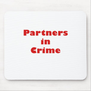 Partners in Crime Mouse Mat