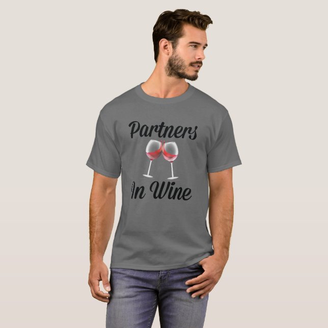 Partners In Wine Awesome T-Shirt (Front Full)