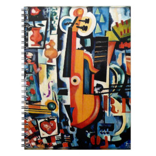 Parto de Viola Bom Menage, Cubism, Notebook