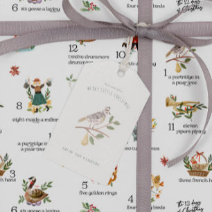 Partridge   12 Day of Christmas Holiday Gift Tags