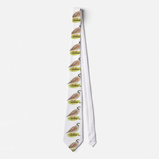 Partridge:  Chukar Tie (Front)